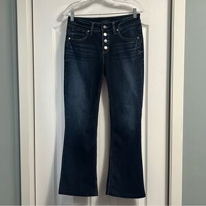 SILVER JEANS SUKI bootcut denim jeans women’s size 29 Buttonfly